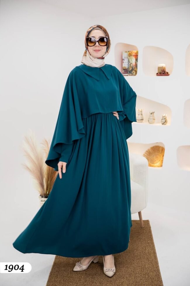 فستان مدينه ايبيك طويل بألوان جميلة