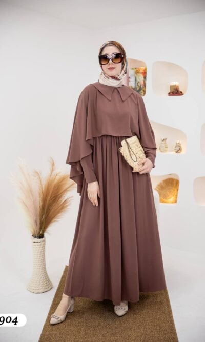 فستان مدينه ايبيك طويل بألوان جميلة