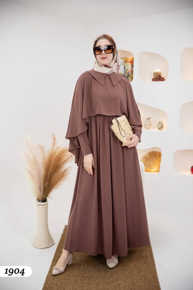 فستان مدينه ايبيك طويل بألوان جميلة