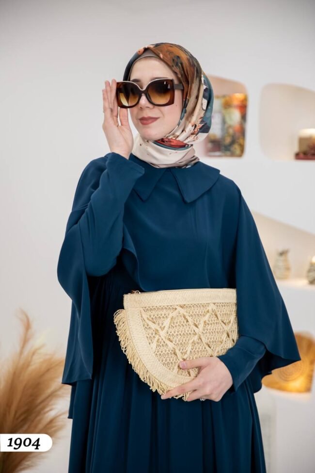 فستان مدينه ايبيك طويل بألوان جميلة