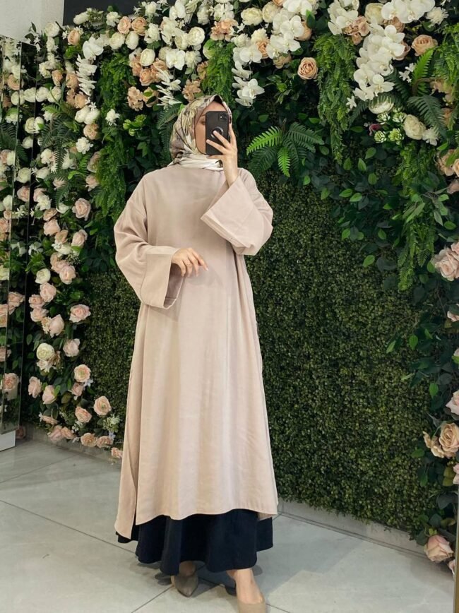 طقم كوبرا قميص وتنورة فضفاض وطويل