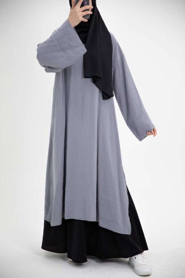 طقم كوبرا قميص وتنورة فضفاض وطويل