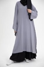 طقم كوبرا قميص وتنورة فضفاض وطويل