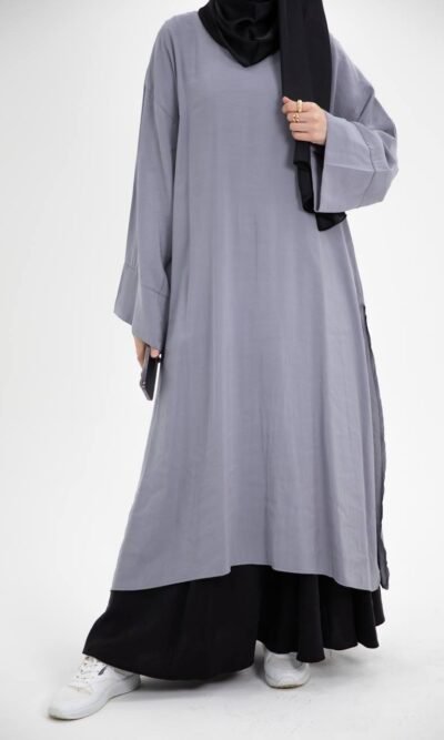طقم كوبرا قميص وتنورة فضفاض وطويل