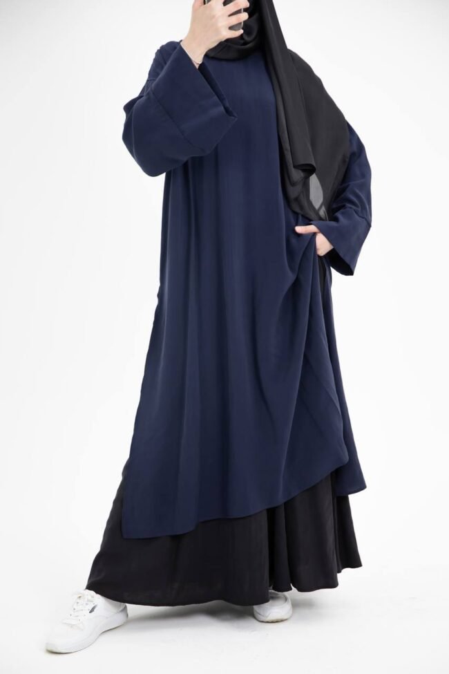 طقم كوبرا قميص وتنورة فضفاض وطويل