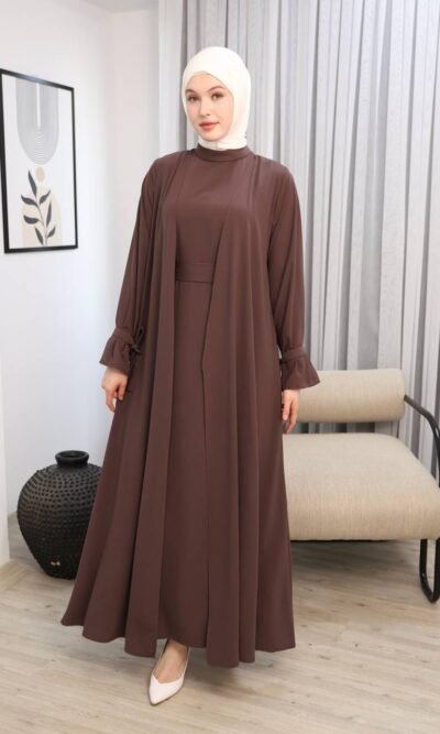 طقم عباية وفستان مدينه ايبيك❤️