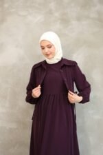 فستان كريستال كريب مع فيستا❤️