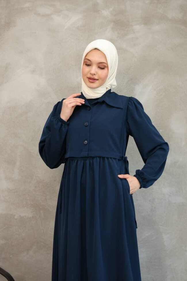 فستان كريستال كريب مع فيستا❤️