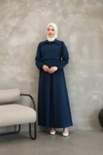 فستان كريستال كريب مع فيستا❤️