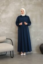 فستان كريستال كريب مع فيستا❤️