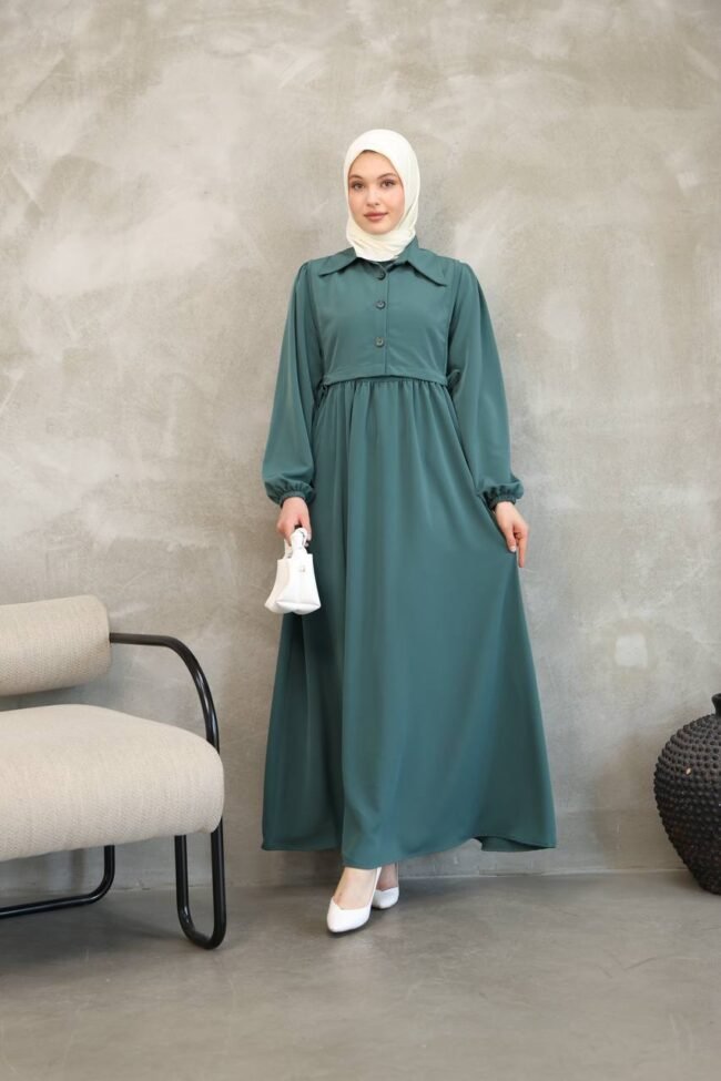 فستان كريستال كريب مع فيستا❤️