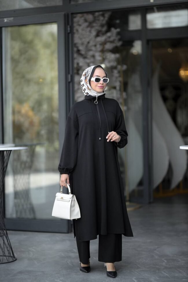 طقم اويشو خريفي ربيعي بقميص طويل