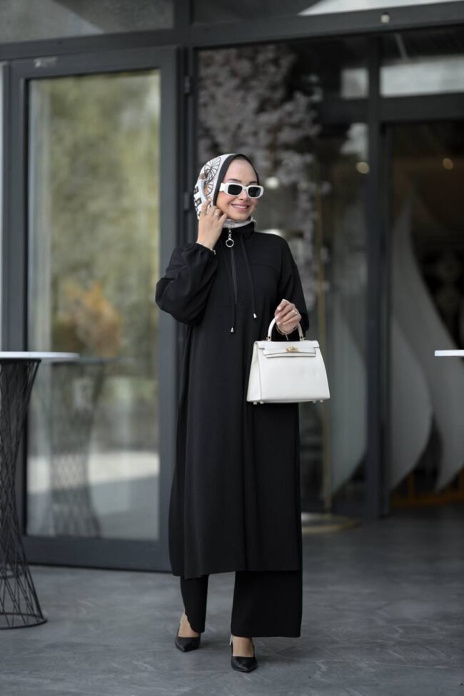 طقم اويشو خريفي ربيعي بقميص طويل