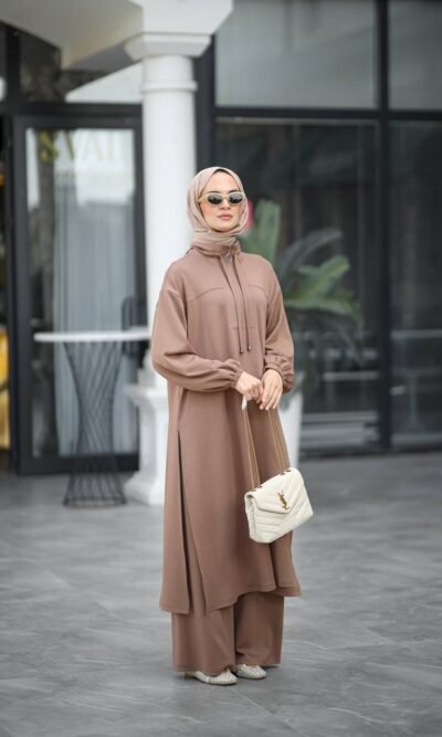 طقم اويشو خريفي ربيعي بقميص طويل