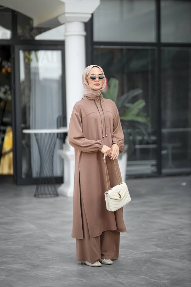 طقم اويشو خريفي ربيعي بقميص طويل