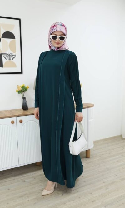 عباية صيفية بقماش مدينه الهادئ