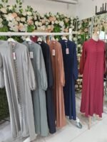 جلباب بولو ربيعي صيفي بأزرار كاملة