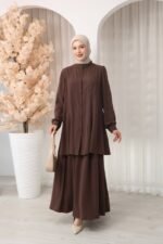 طقم مدينه ايبيك صيفي تنورة وقميص بتصميم جميل