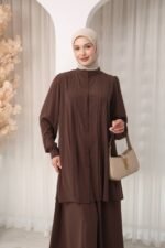 طقم مدينه ايبيك صيفي تنورة وقميص بتصميم جميل