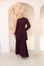 طقم مدينه ايبيك صيفي تنورة وقميص بتصميم جميل