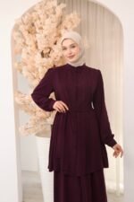 طقم مدينه ايبيك صيفي تنورة وقميص بتصميم جميل