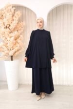 طقم مدينه ايبيك صيفي تنورة وقميص بتصميم جميل