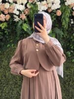 فستان مودال خامة جميلة بتصميم لطيف