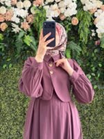 فستان مودال خامة جميلة بتصميم لطيف