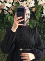 فستان قطن كتان خامة حلوة وألوان جميلة