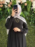 فستان كوبرا طول كامل بأكمام زم