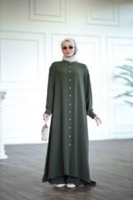 طقم ميلودي كريب صيفي بقميص طول كامل