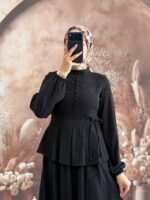 فستان شانيلا بتصميم جميل وبطول كامل