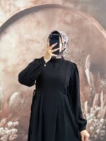فستان شانيلا جميل برباط جانبي