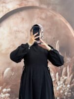 فستان شانيلا جميل برباط جانبي